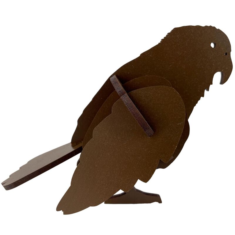 Abstract Designs Kakapo A5 - Dark Brown image number 0